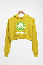 Load image into Gallery viewer, Crocs Crop HOODIE FOR WOMEN-Mustard Yellow-Ektarfa.online
