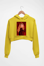 Load image into Gallery viewer, Scarlet Witch Wanda Crop HOODIE FOR WOMEN-Mustard Yellow-Ektarfa.online

