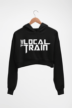 Load image into Gallery viewer, The Local Train Crop HOODIE FOR WOMEN-Black-Ektarfa.online

