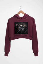 Load image into Gallery viewer, Mahakal Mahadev Bholenath Shiva Shivji Crop HOODIE FOR WOMEN-Maroon-Ektarfa.online
