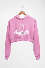 Load image into Gallery viewer, Batman Superhero Crop HOODIE FOR WOMEN-Light Baby Pink-Ektarfa.online
