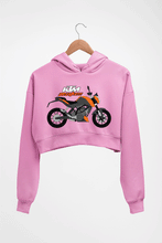 Load image into Gallery viewer, Duke Crop HOODIE FOR WOMEN-Light Baby Pink-Ektarfa.online

