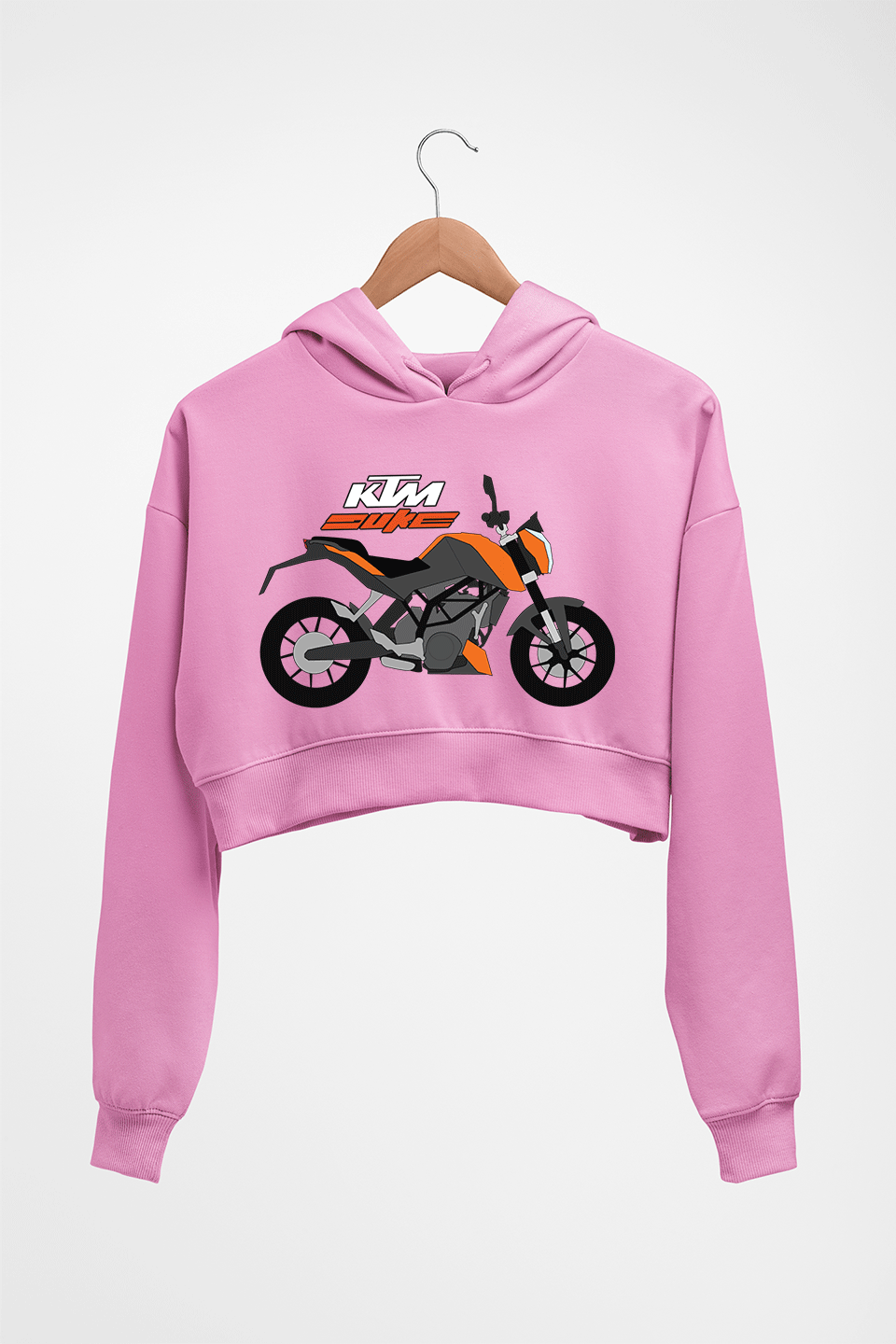 Duke Crop HOODIE FOR WOMEN-Light Baby Pink-Ektarfa.online
