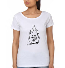 Load image into Gallery viewer, Twin Peaks Fire Walk With Me T-Shirt for Women-White-Ektarfa.online
