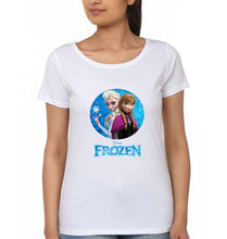 Load image into Gallery viewer, Frozen Elsa T-Shirt for Women-White-Ektarfa.online

