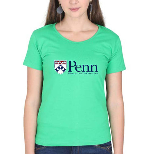 University of Pennsylvania T-Shirt for Women-Flag Green-Ektarfa.online