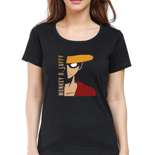 Load image into Gallery viewer, Monkey D. Luffy T-Shirt for Women-Black-Ektarfa.online
