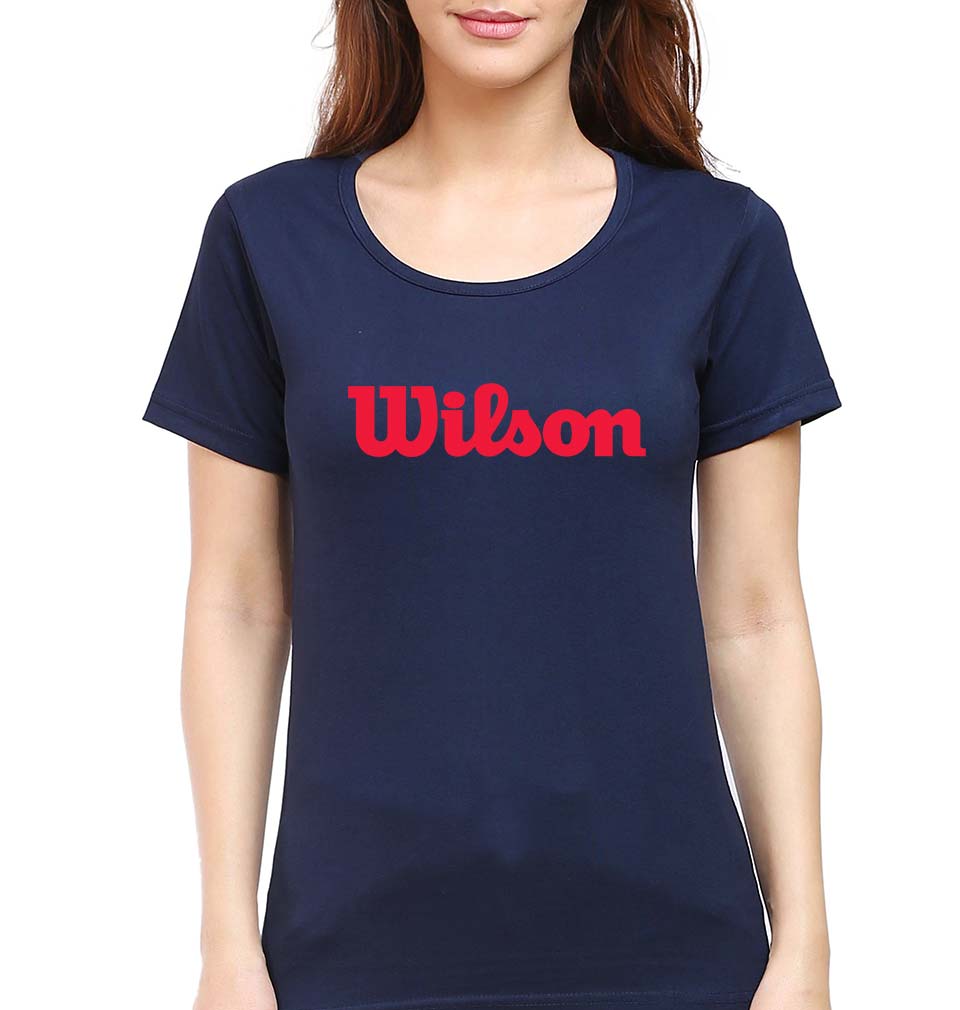 Wilson T-Shirt for Women-Navy Blue-Ektarfa.online