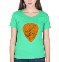 Load image into Gallery viewer, Guitar T-Shirt for Women-Flag Green-Ektarfa.online
