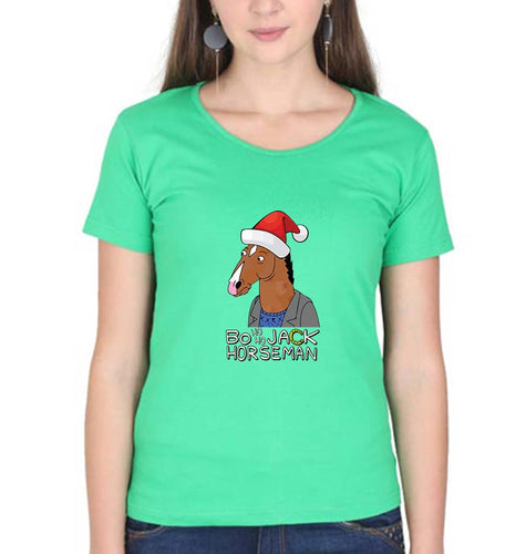 BoJack Horseman T-Shirt for Women-Flag Green-Ektarfa.online