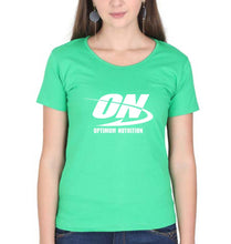 Load image into Gallery viewer, optimum nutrition (ON) T-Shirt for Women-flag green-Ektarfa.online
