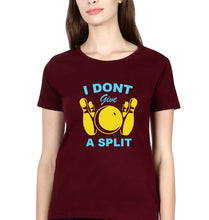 Load image into Gallery viewer, Bowling T-Shirt for Womenasvgbfc-Maroon-Ektarfa.online
