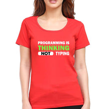 Load image into Gallery viewer, Programmer T-Shirt for Women-Red-Ektarfa.online
