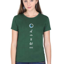 Load image into Gallery viewer, Moon Knight T-Shirt for Women-Dark Green-Ektarfa.online
