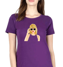 Load image into Gallery viewer, Taylor Swift T-Shirt for Women-Purple-Ektarfa.online
