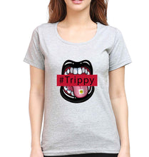 Load image into Gallery viewer, Trippy T-Shirt for Women-Grey Melange-Ektarfa.online

