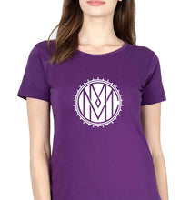 Load image into Gallery viewer, Marilyn Manson T-Shirt for Women-Purple-Ektarfa.online
