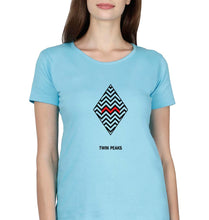 Load image into Gallery viewer, Twin Peaks T-Shirt for Women-SkyBlue-Ektarfa.online
