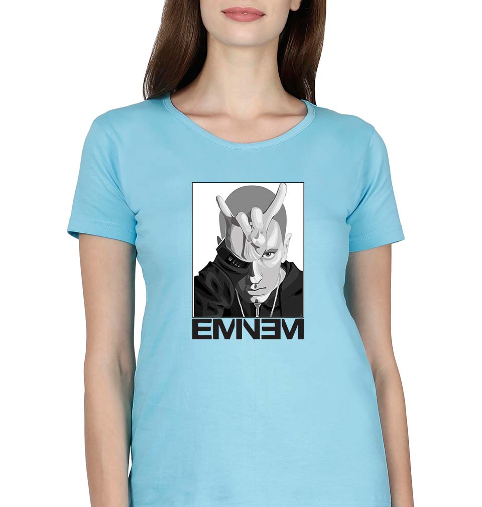 EMINEM T-Shirt for Women-SkyBlue-Ektarfa.online