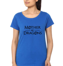 Load image into Gallery viewer, Mother of Dragons (GOT) T-Shirt for Women-Royal Blue-Ektarfa.online
