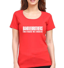 Load image into Gallery viewer, Band of Brothers T-Shirt for Women-Red-Ektarfa.online
