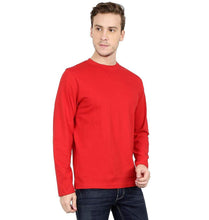 Load image into Gallery viewer, Ektarfa Garments Men Plain T-Shirts &amp; Hoodies Plain Red Full Sleeves T-Shirt

