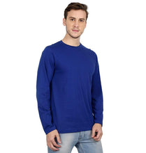 Load image into Gallery viewer, Ektarfa Garments Men Plain T-Shirts &amp; Hoodies Plain Royal Blue Full Sleeves T-Shirt
