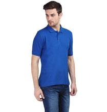 Load image into Gallery viewer, Ektarfa Garments Men Plain T-Shirts &amp; Hoodies Plain Royal Blue Polo T-Shirt
