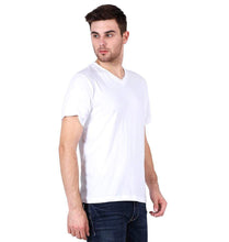 Load image into Gallery viewer, Ektarfa Garments Men Plain T-Shirts &amp; Hoodies Plain White V Neck T-Shirt
