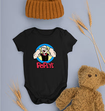 Load image into Gallery viewer, POPEYE Kids Romper For Baby Boy/Girl-0-5 Months(18 Inches)-Black-Ektarfa.online
